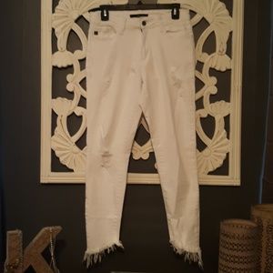 Kancan White Skinny Ankle jeans